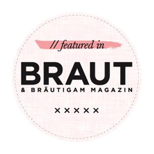 Badge Featured in Brautmagazin Torten-Konditorei-Oberhausen